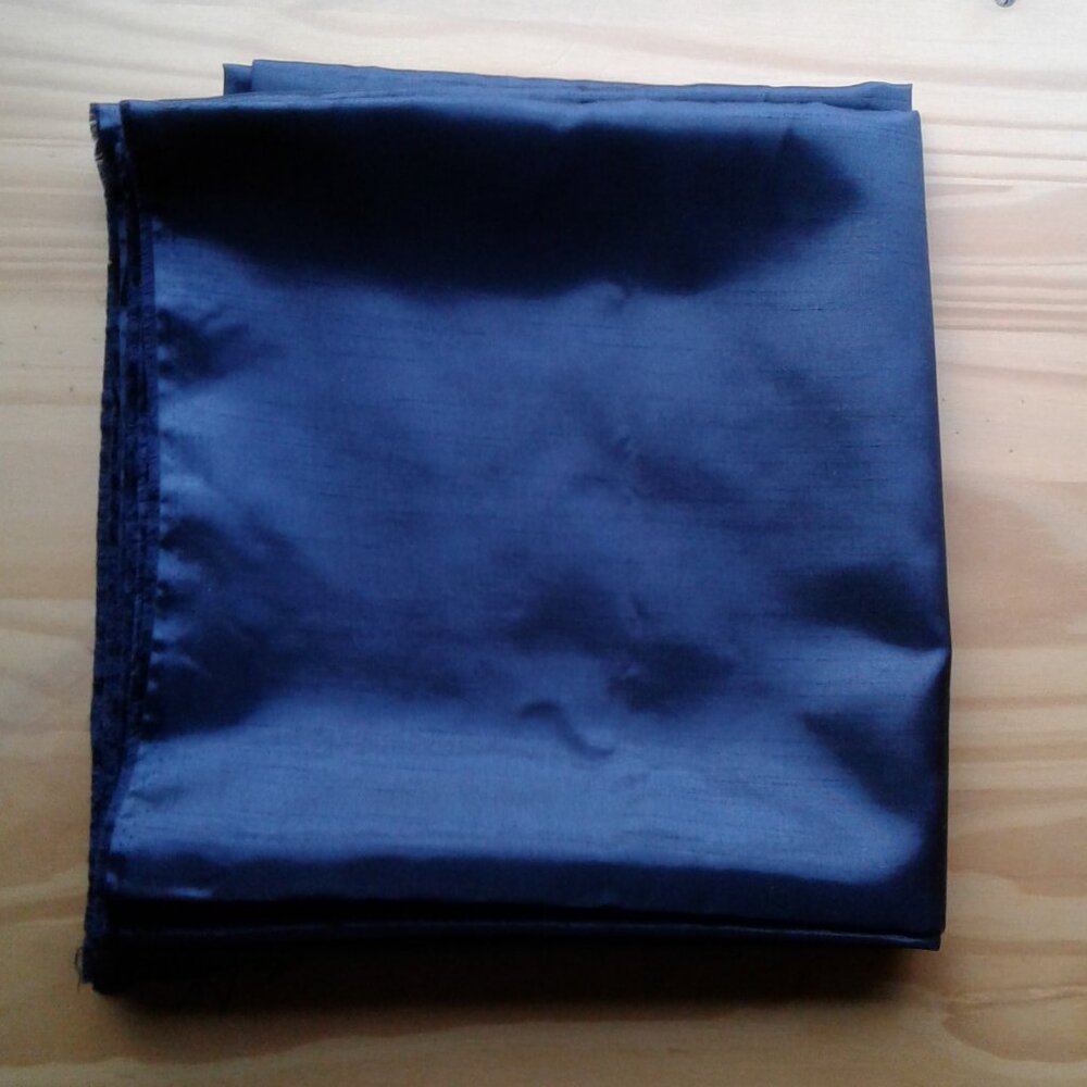 Navy Blue Polyester Fabric